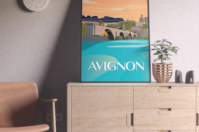 Poster Avignon Liloupoint